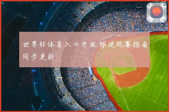 世界杯体育入口开放 球迷观赛指南同步更新