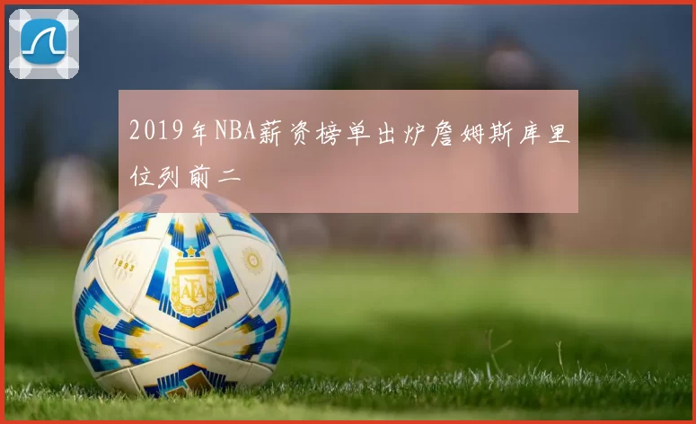 2019年NBA薪资榜单出炉詹姆斯库里位列前二